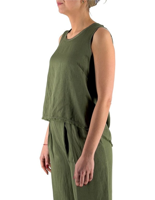 Canotta Piega Edera Mg163