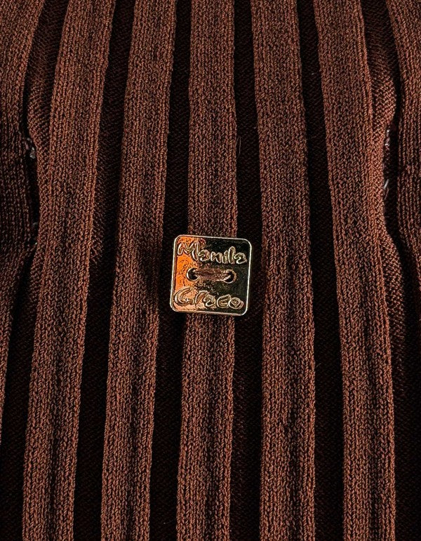 Canotta Lupetto Cacao Ma143