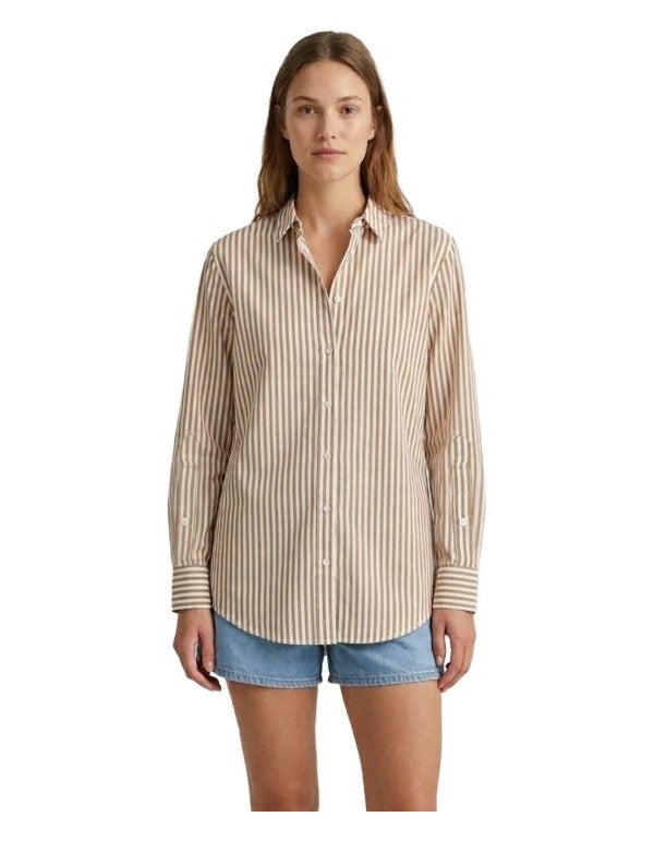 Camicia Brigitte Cotton Sb Beach Stripes V 11 Emb