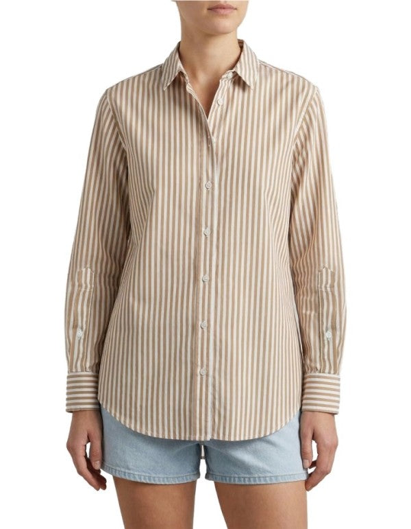 Camicia Brigitte Cotton Sb Beach Stripes V 11 Emb