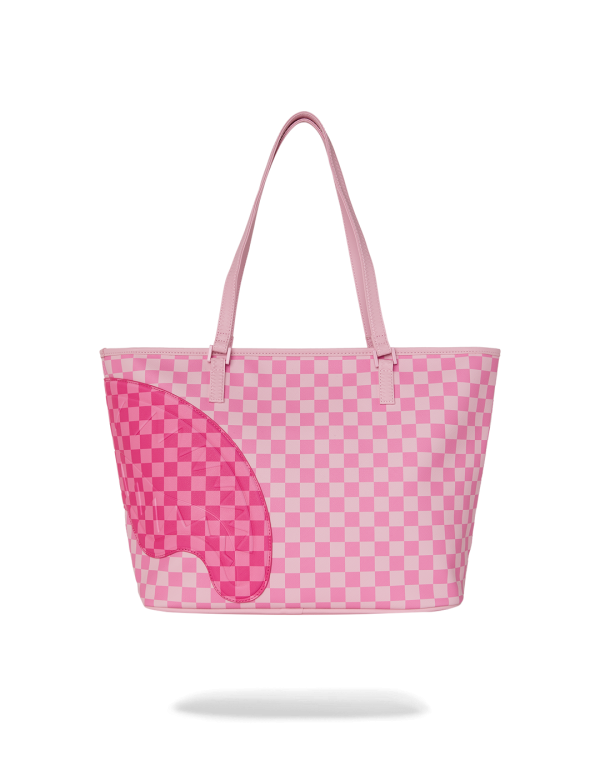 Tote Bag Pink Sip Patch Pink