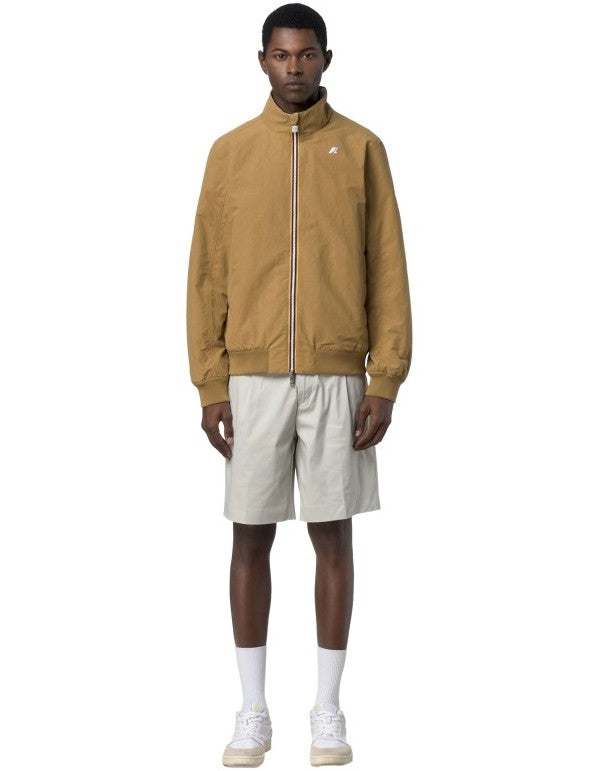 Arsene Cotton Double Brown Bistre Jacket - Beige Lt