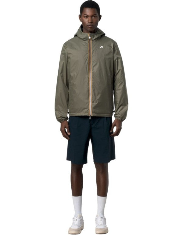 Jake Cotton Double Blue Depth Jacket - Green Lichen