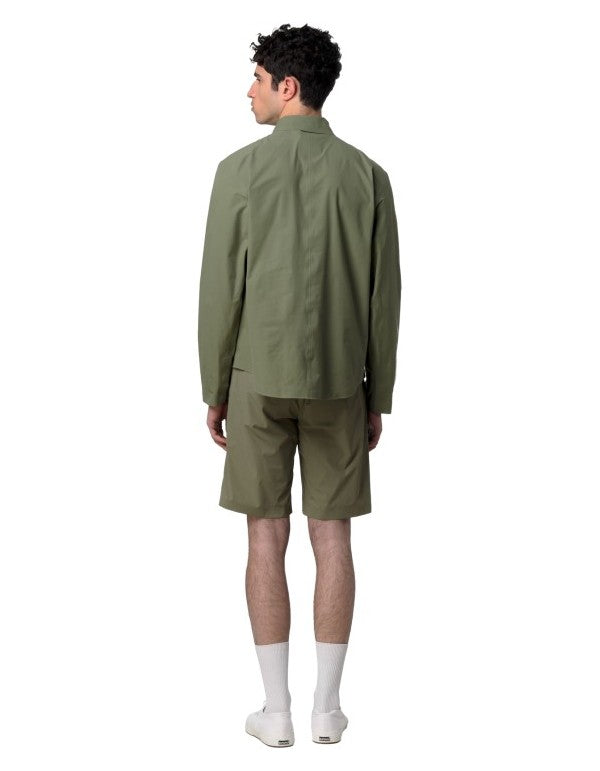 Sharrie Tech Green Lichen Overshirt