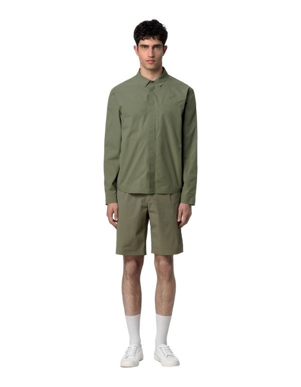 Sharrie Tech Green Lichen Overshirt