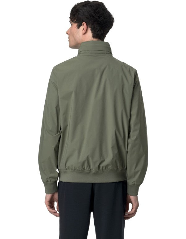 Amaury Stretch Nylon Jersey Green Lichen