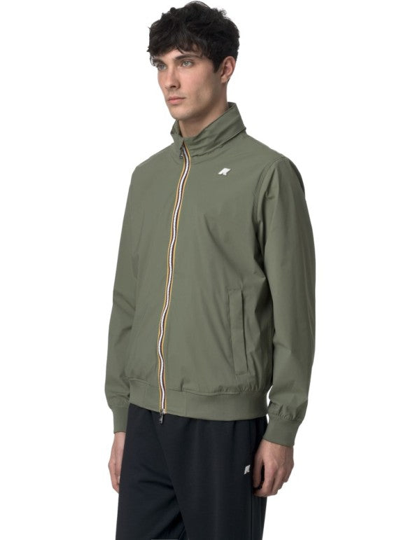 Amaury Stretch Nylon Jersey Green Lichen