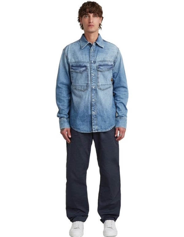 Dakota Regular Fit Shirt Faded Blue Kyanite