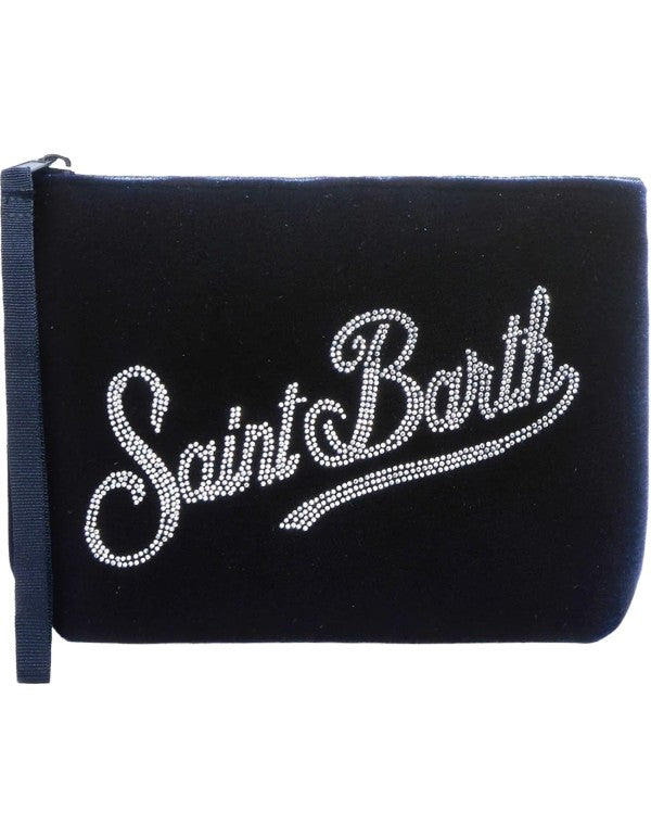 Pochette Aline Velvet 61 Strass