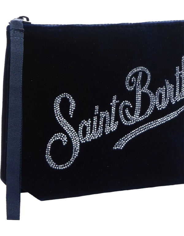 Pochette Aline Velvet 61 Strass